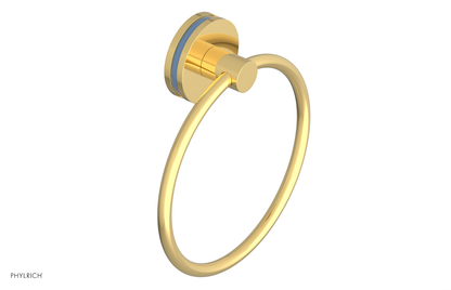 JOLIE - Towel Ring with 'Light Blue" Accents 222-75