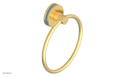 JOLIE - Towel Ring with 'Light Blue" Accents 222-75