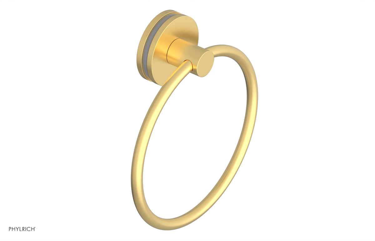 JOLIE - Towel Ring with 'Grey" Accents 222-75