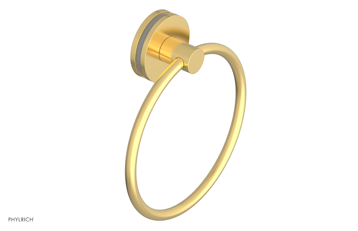 JOLIE - Towel Ring with 'Grey" Accents 222-75