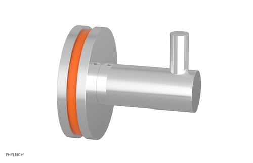 Phylrich JOLIE - Robe Hook with "Orange" Accents 222-76