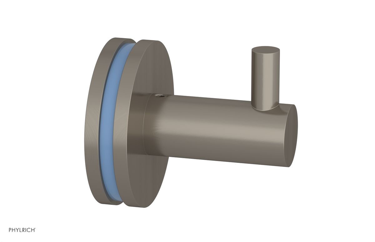 JOLIE - Robe Hook with "Light Blue" Accents 222-76