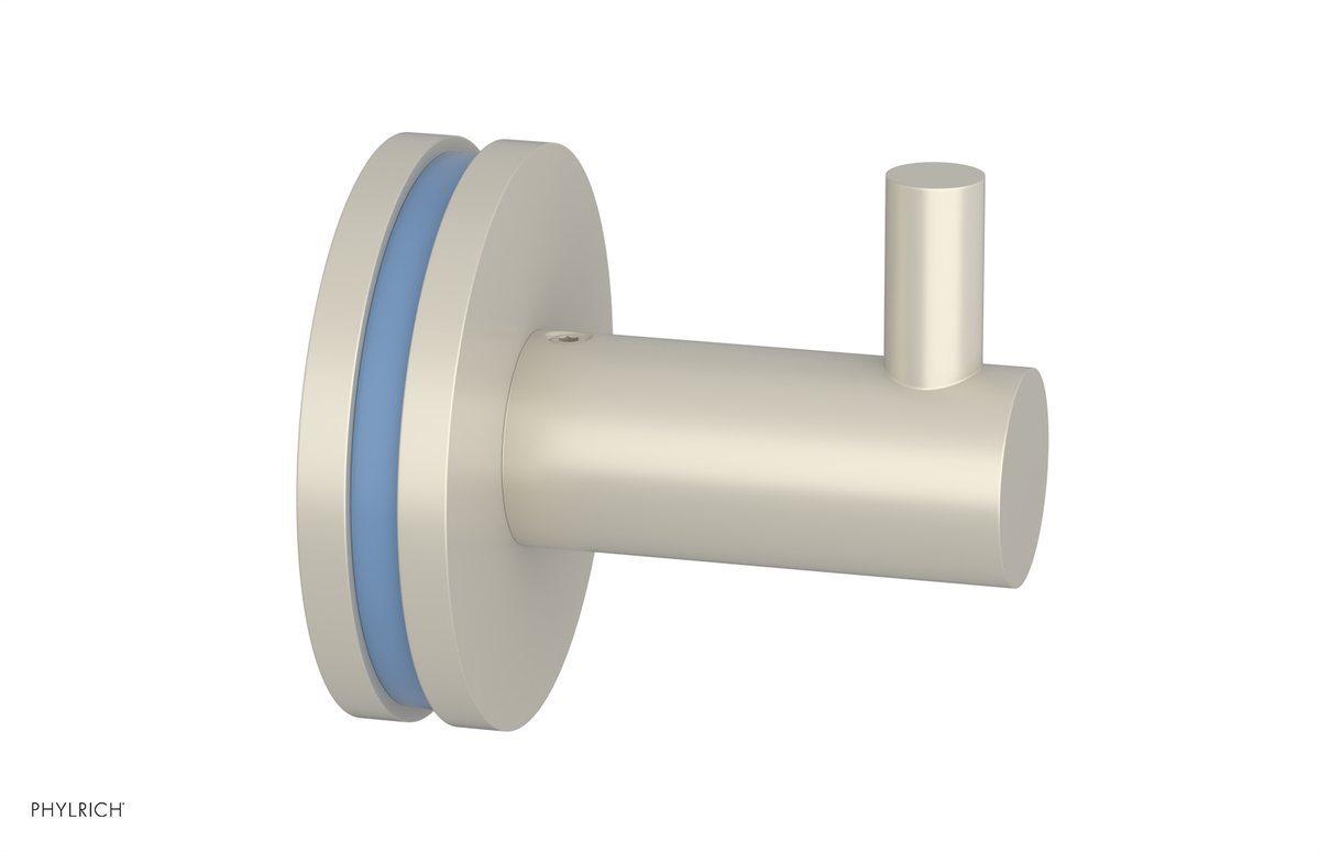 JOLIE - Robe Hook with "Light Blue" Accents 222-76