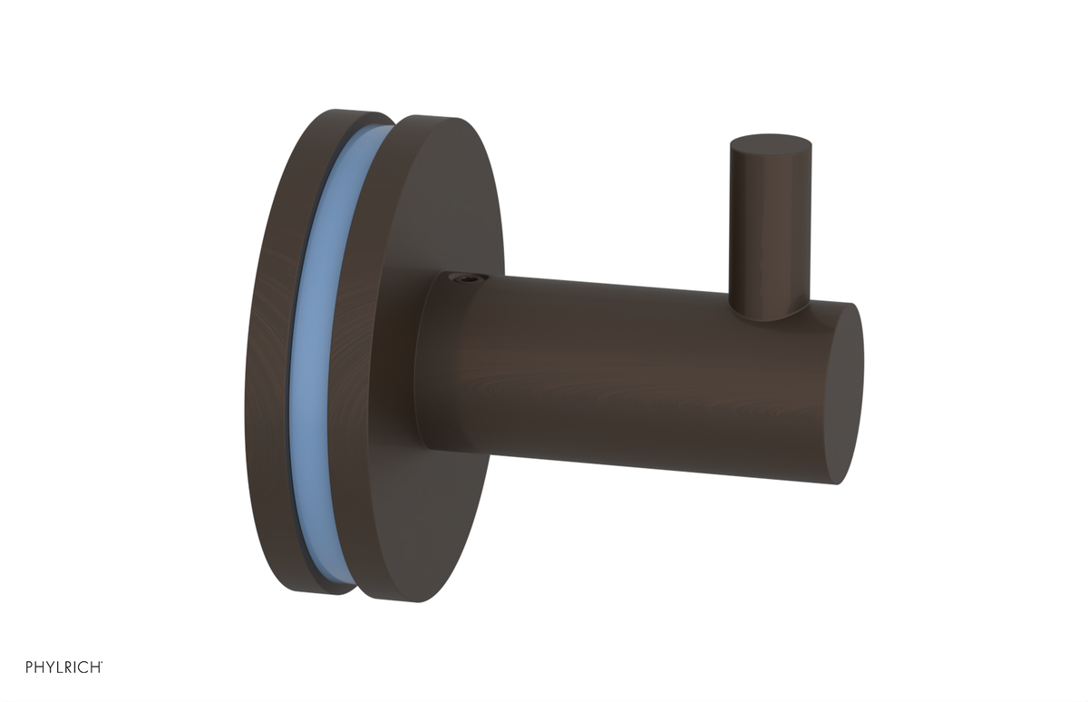 JOLIE - Robe Hook with "Light Blue" Accents 222-76