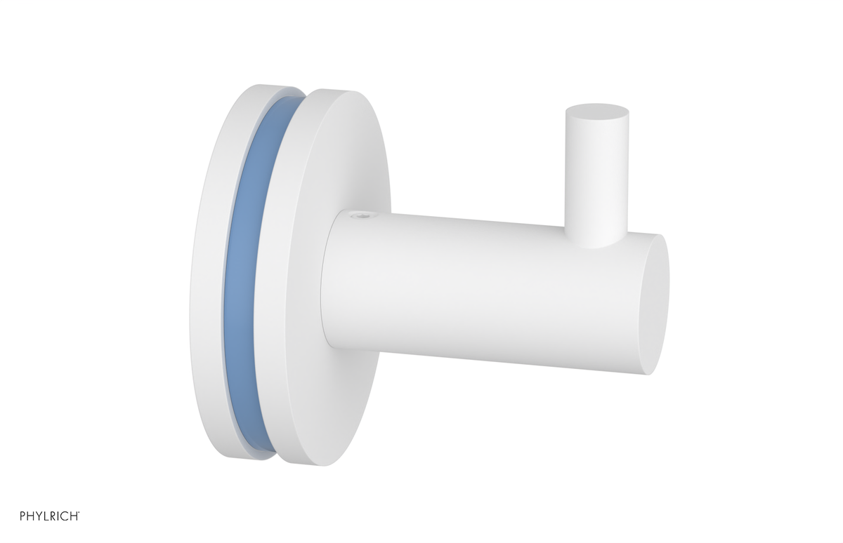 JOLIE - Robe Hook with "Light Blue" Accents 222-76