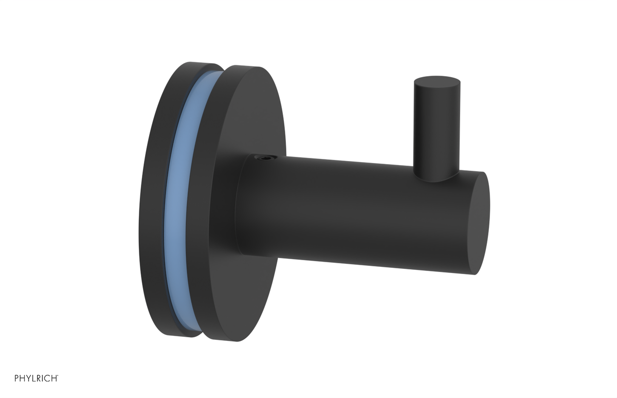 JOLIE - Robe Hook with "Light Blue" Accents 222-76