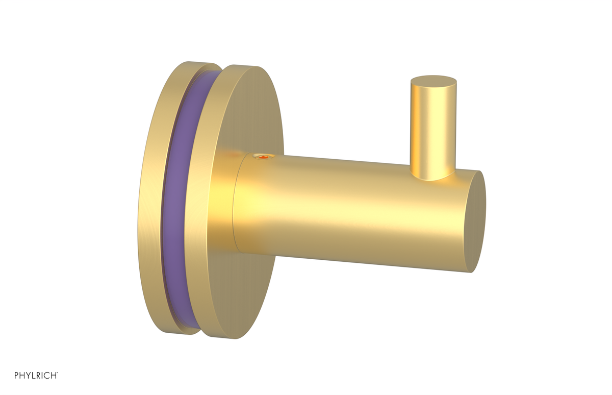 JOLIE - Robe Hook with "Purple" Accents 222-76