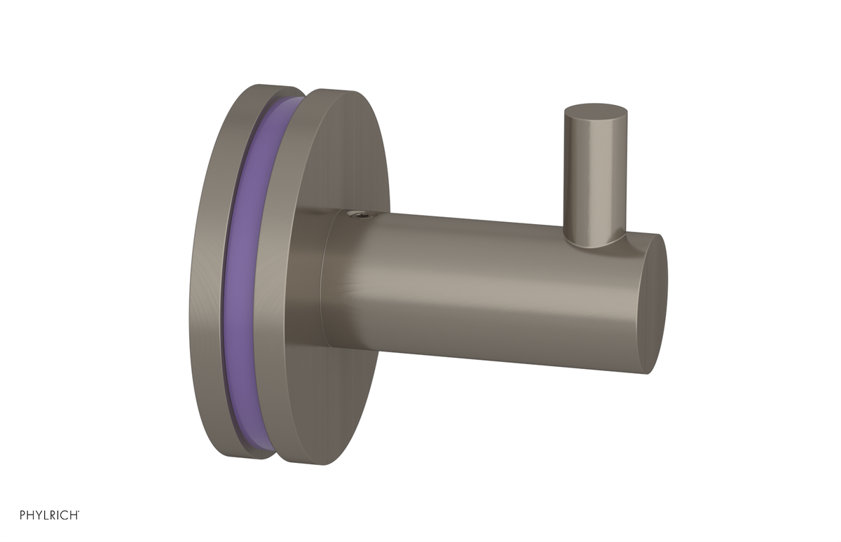 JOLIE - Robe Hook with "Purple" Accents 222-76