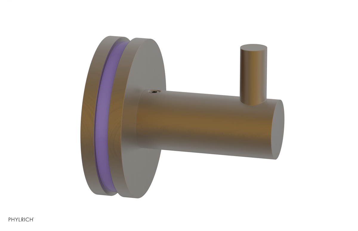 JOLIE - Robe Hook with "Purple" Accents 222-76