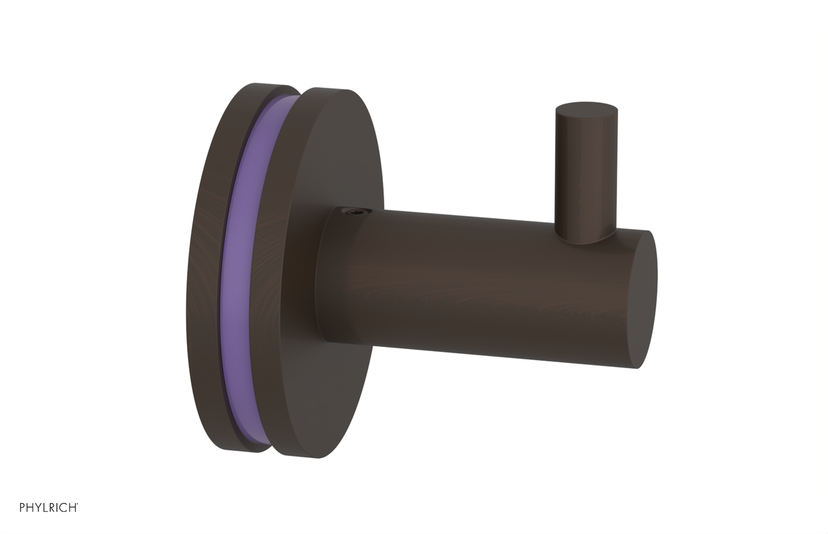 JOLIE - Robe Hook with "Purple" Accents 222-76
