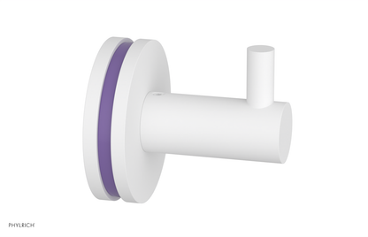JOLIE - Robe Hook with "Purple" Accents 222-76