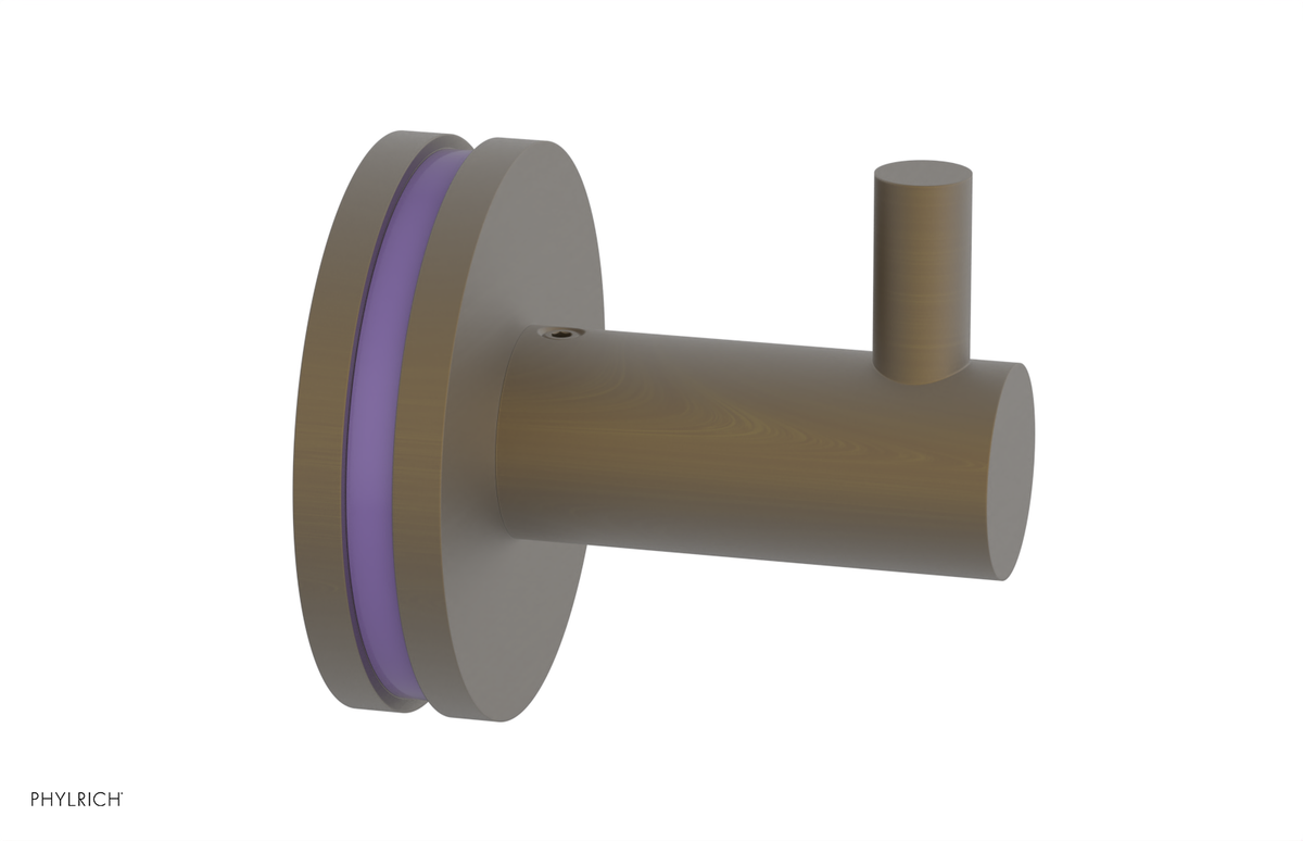 JOLIE - Robe Hook with "Purple" Accents 222-76