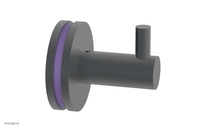 JOLIE - Robe Hook with "Purple" Accents 222-76