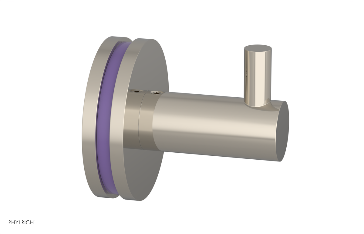 JOLIE - Robe Hook with "Purple" Accents 222-76