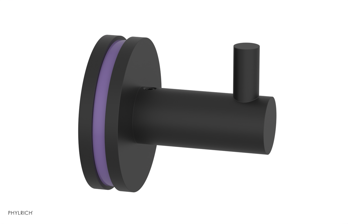 JOLIE - Robe Hook with "Purple" Accents 222-76