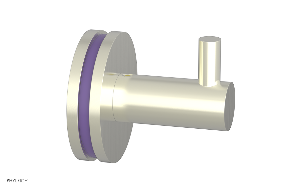 JOLIE - Robe Hook with "Purple" Accents 222-76