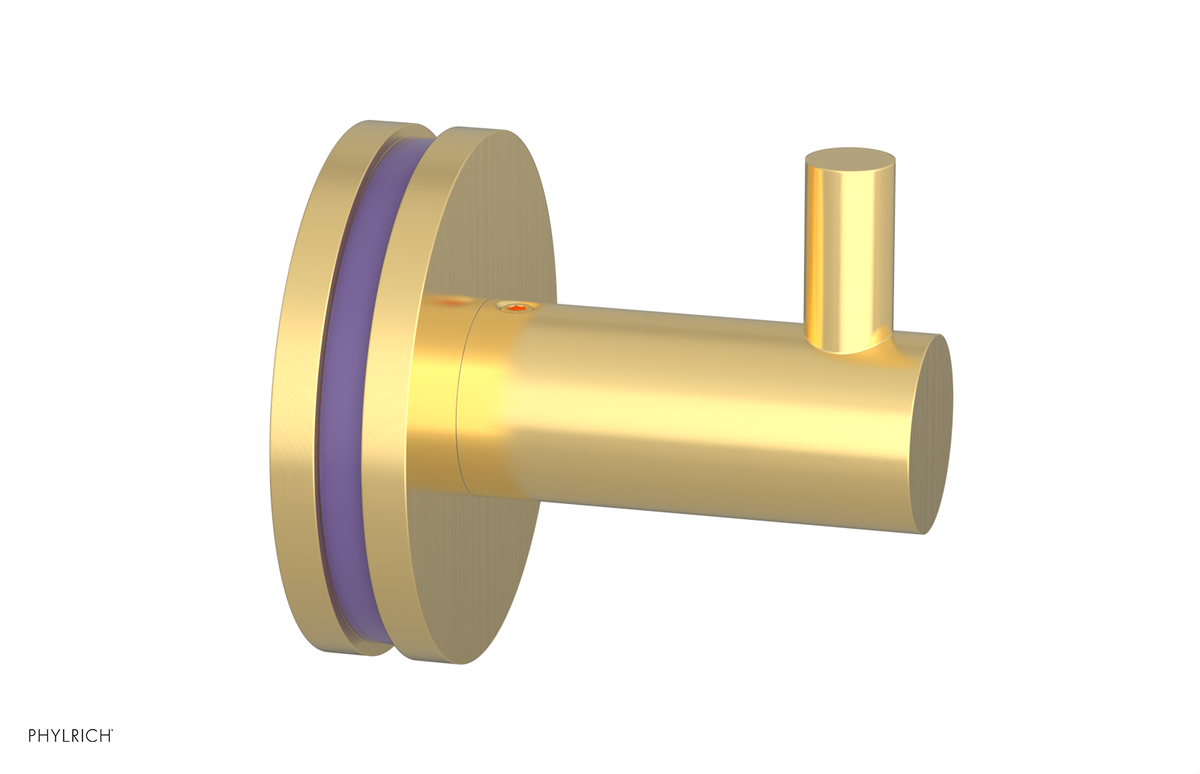 JOLIE - Robe Hook with "Purple" Accents 222-76