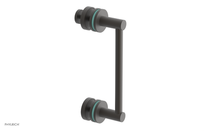 JOLIE - 8" Single Sided Shower Pull with "Turqoise" Accents 222-92-08