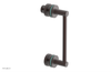 JOLIE - 8" Single Sided Shower Pull with "Turqoise" Accents 222-92-08