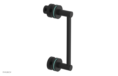 JOLIE - 8" Single Sided Shower Pull with "Turqoise" Accents 222-92-08