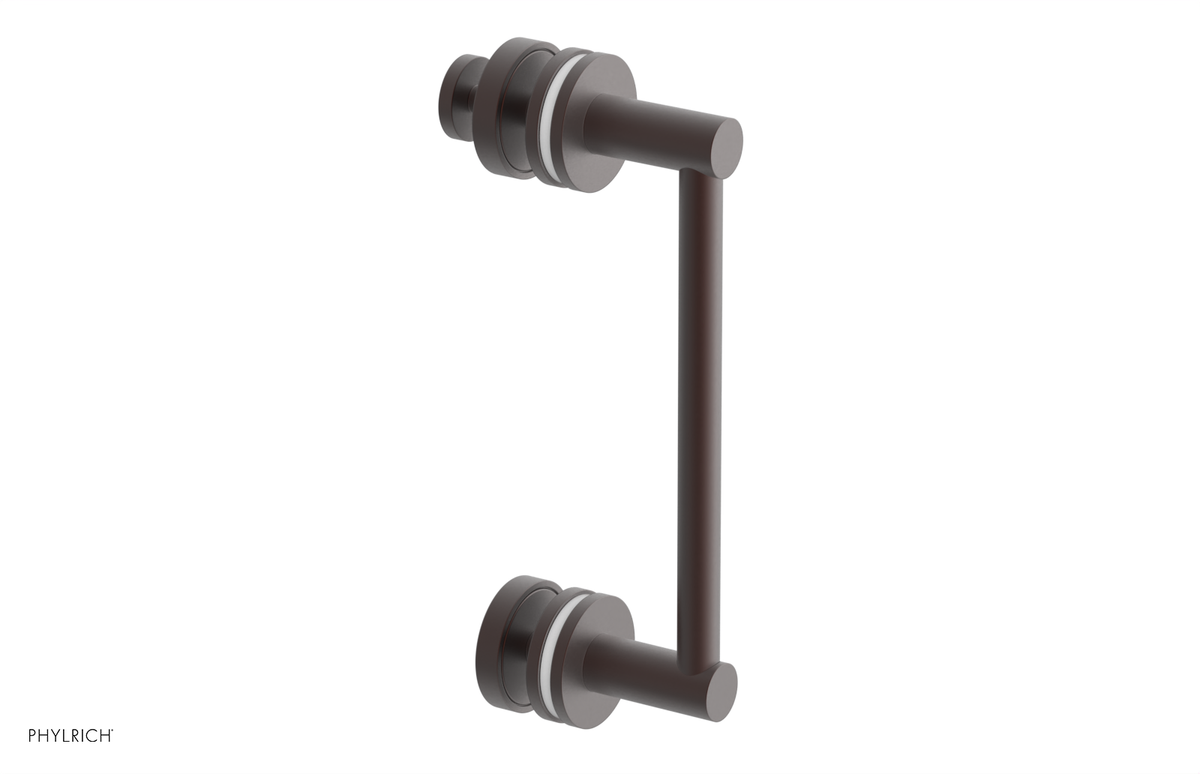 JOLIE - 8" Single Sided Shower Pull with "White" Accents 222-92-08