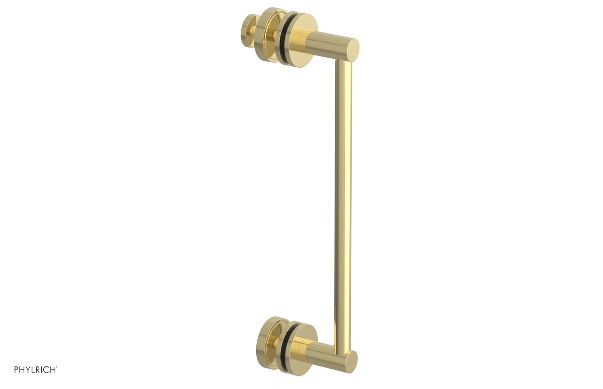JOLIE - 12" Single Sided Shower Pull with "Black" Accents 222-92-12