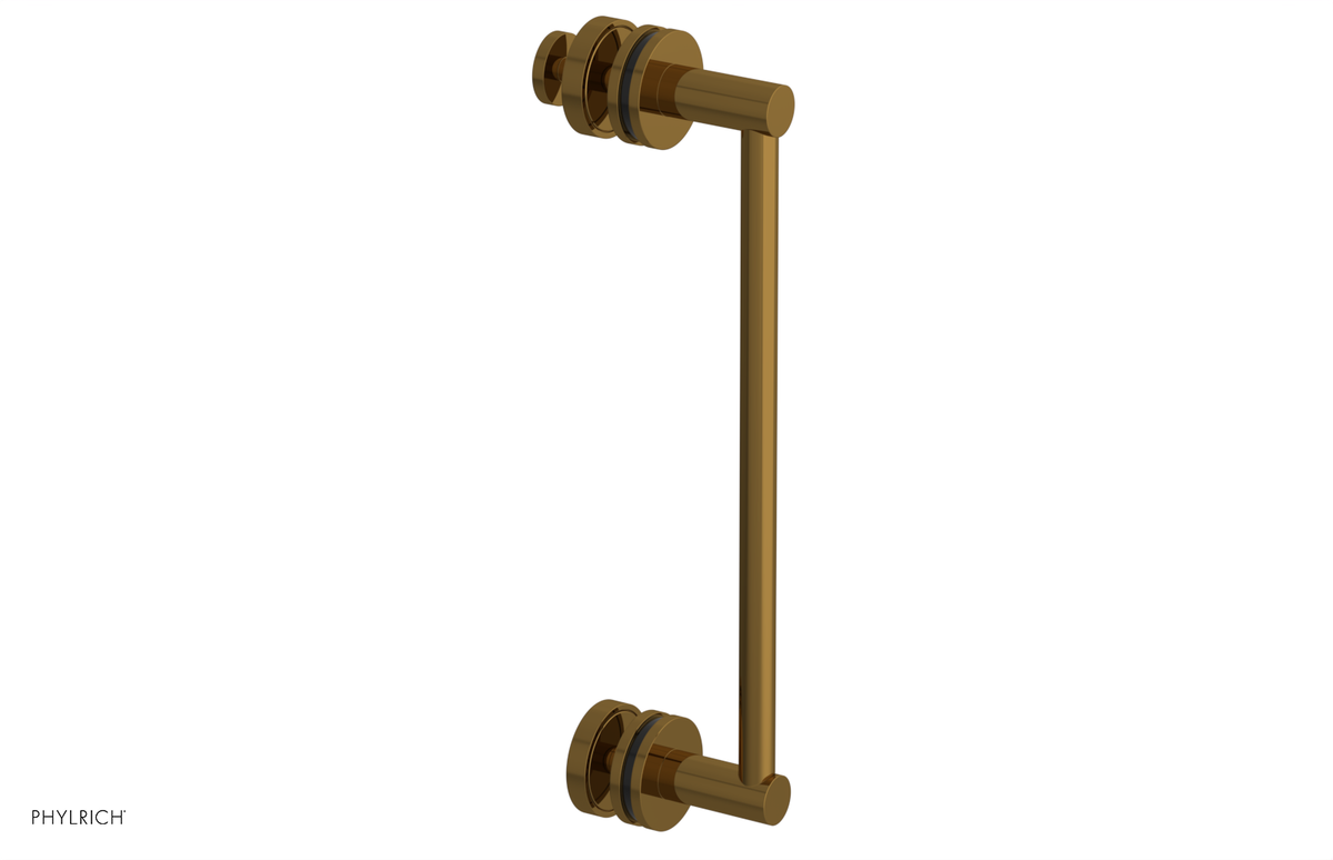JOLIE - 12" Single Sided Shower Pull with "Black" Accents 222-92-12