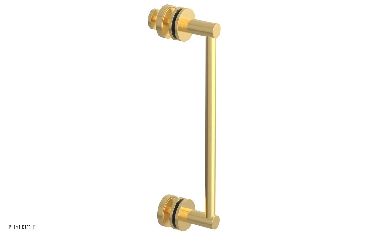 JOLIE - 12" Single Sided Shower Pull with "Black" Accents 222-92-12