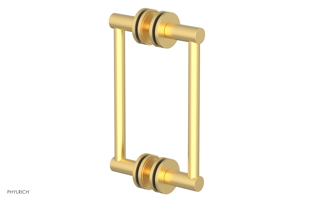 JOLIE - 8" Double Sided Shower Pull with "Black" Accents 222-93-08