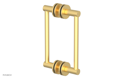 JOLIE - 8" Double Sided Shower Pull with "Black" Accents 222-93-08