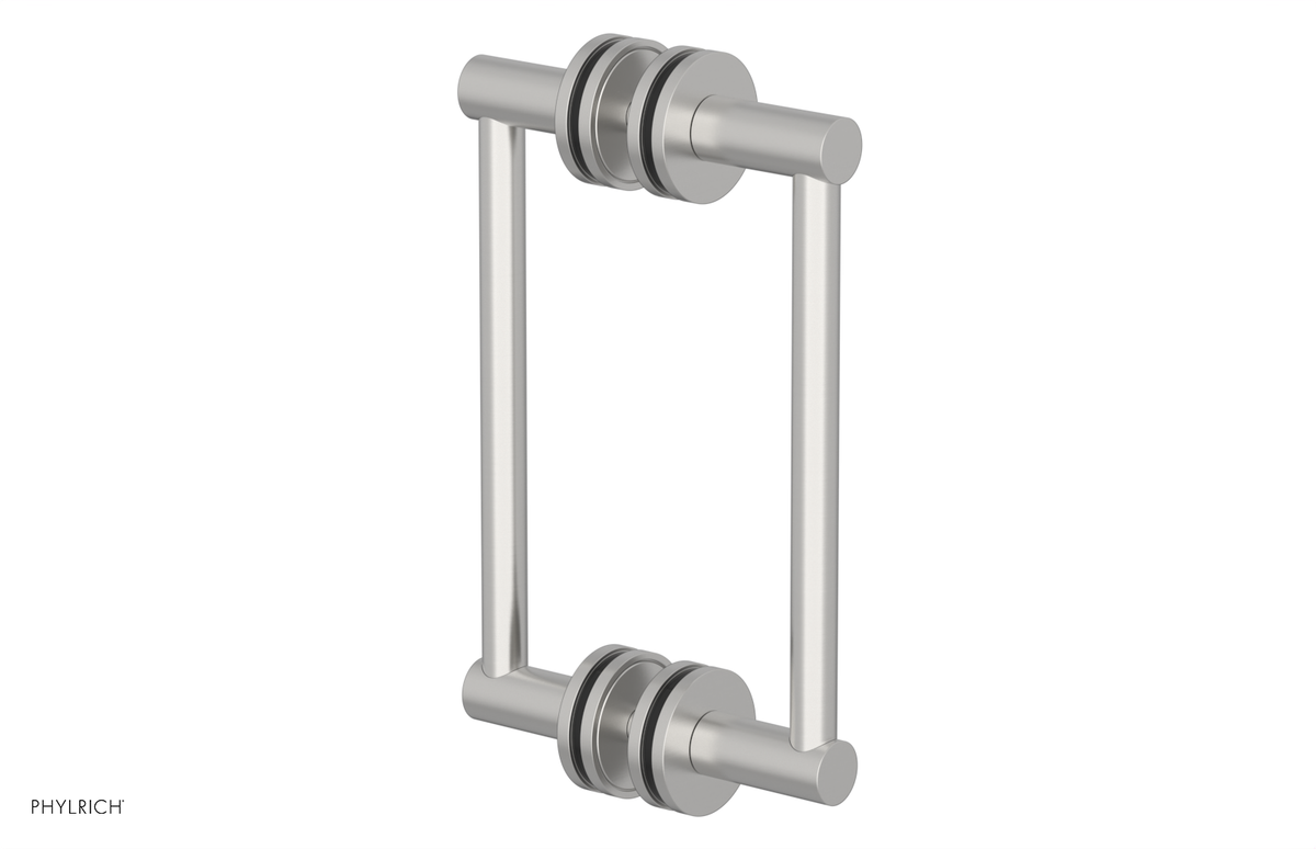 JOLIE - 8" Double Sided Shower Pull with "Black" Accents 222-93-08