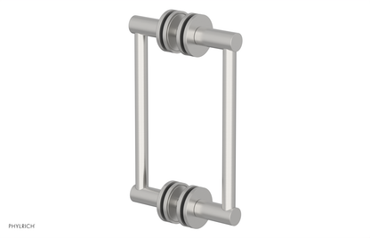 JOLIE - 8" Double Sided Shower Pull with "Black" Accents 222-93-08