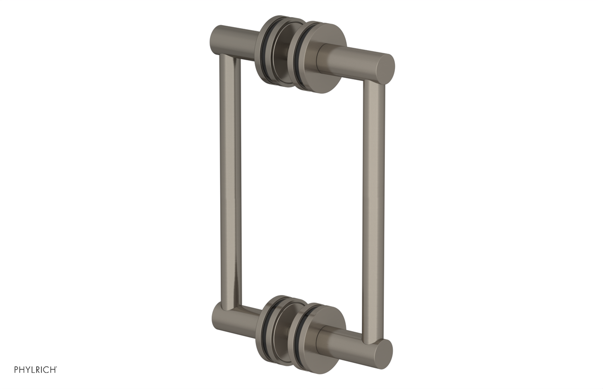 JOLIE - 8" Double Sided Shower Pull with "Black" Accents 222-93-08