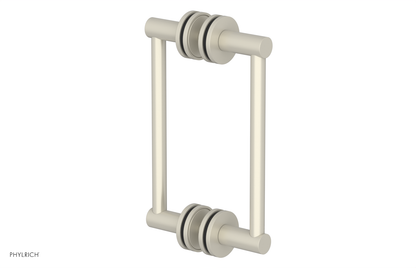 JOLIE - 8" Double Sided Shower Pull with "Black" Accents 222-93-08