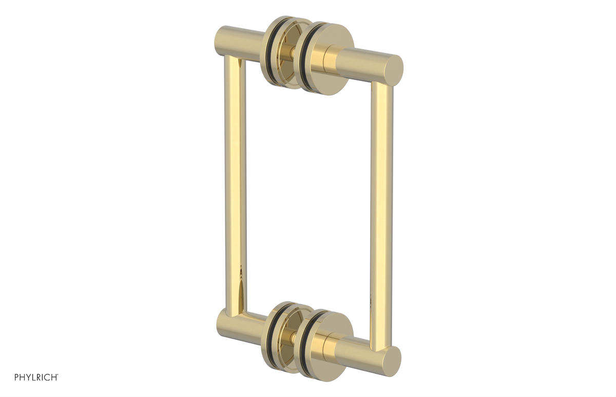 JOLIE - 8" Double Sided Shower Pull with "Black" Accents 222-93-08