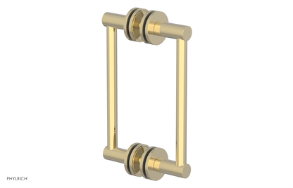 JOLIE - 8" Double Sided Shower Pull with "Black" Accents 222-93-08