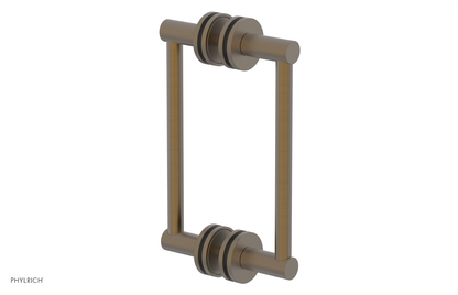 JOLIE - 8" Double Sided Shower Pull with "Black" Accents 222-93-08
