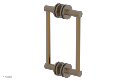 JOLIE - 8" Double Sided Shower Pull with "Black" Accents 222-93-08