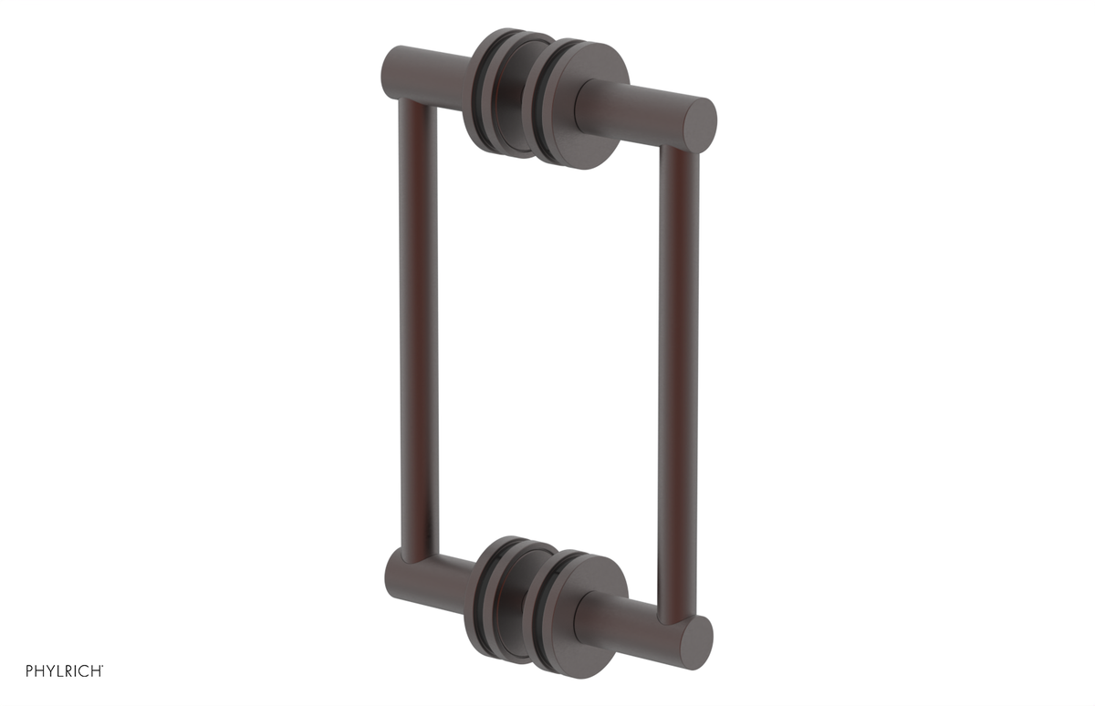 JOLIE - 8" Double Sided Shower Pull with "Black" Accents 222-93-08