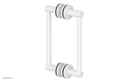 JOLIE - 8" Double Sided Shower Pull with "Black" Accents 222-93-08