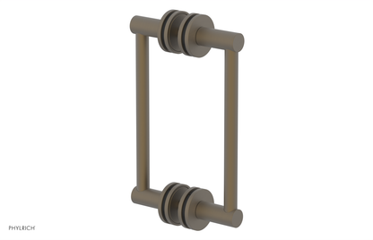 JOLIE - 8" Double Sided Shower Pull with "Black" Accents 222-93-08