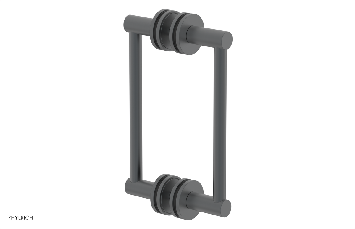 JOLIE - 8" Double Sided Shower Pull with "Black" Accents 222-93-08