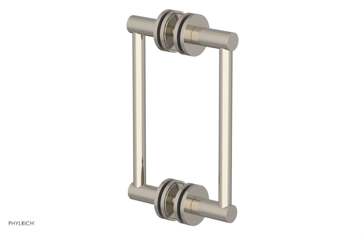 JOLIE - 8" Double Sided Shower Pull with "Black" Accents 222-93-08