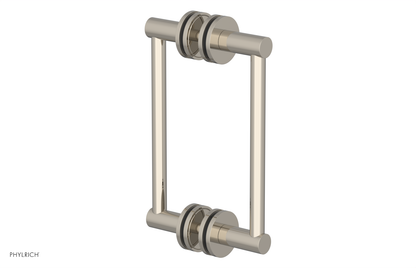 JOLIE - 8" Double Sided Shower Pull with "Black" Accents 222-93-08