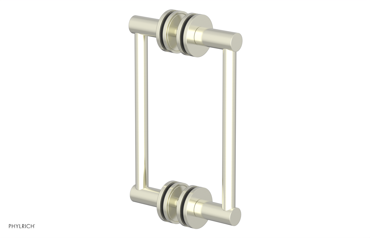 JOLIE - 8" Double Sided Shower Pull with "Black" Accents 222-93-08