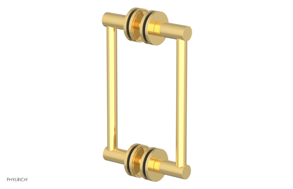 JOLIE - 8" Double Sided Shower Pull with "Black" Accents 222-93-08