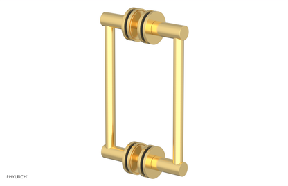 JOLIE - 8" Double Sided Shower Pull with "Black" Accents 222-93-08