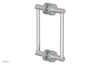 JOLIE - 8" Double Sided Shower Pull with "Turqoise" Accents 222-93-08