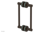 JOLIE - 8" Double Sided Shower Pull with "Turqoise" Accents 222-93-08