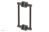JOLIE - 8" Double Sided Shower Pull with "Turqoise" Accents 222-93-08
